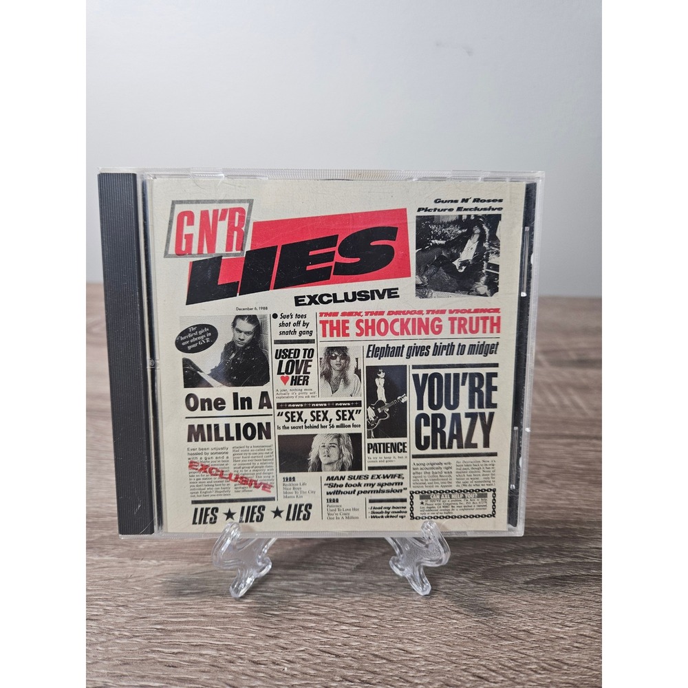 Guns N Roses GN R Lies CD Geffen 1988 BMG Club Edition 9 24198-2 Hard Rock